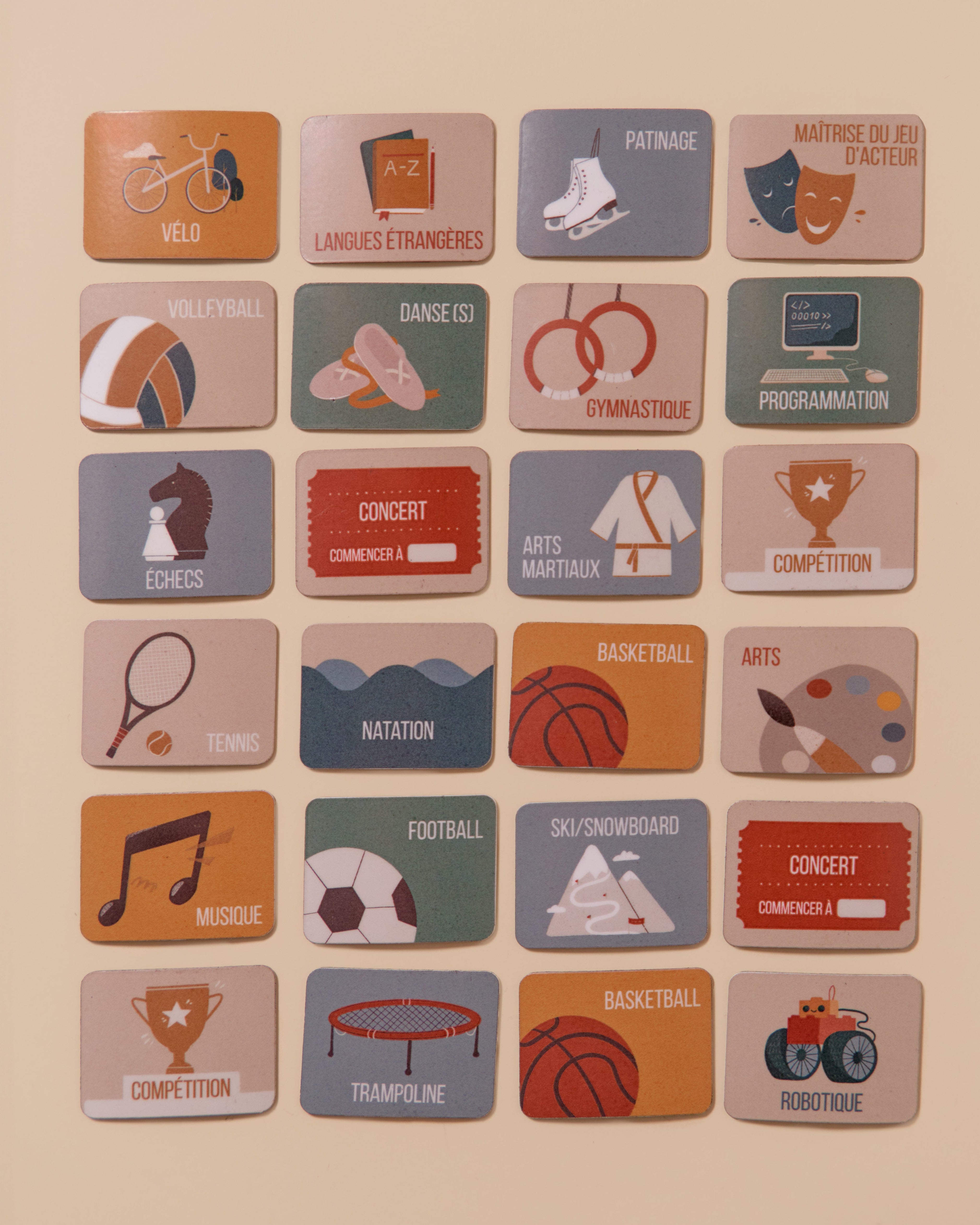 Magnets for magnetic planners