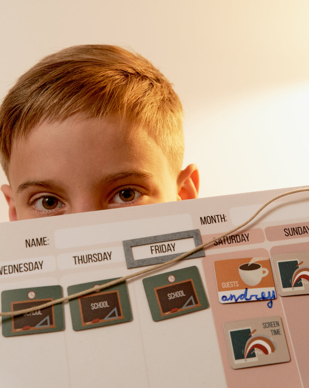 Magnetic planner “My week”