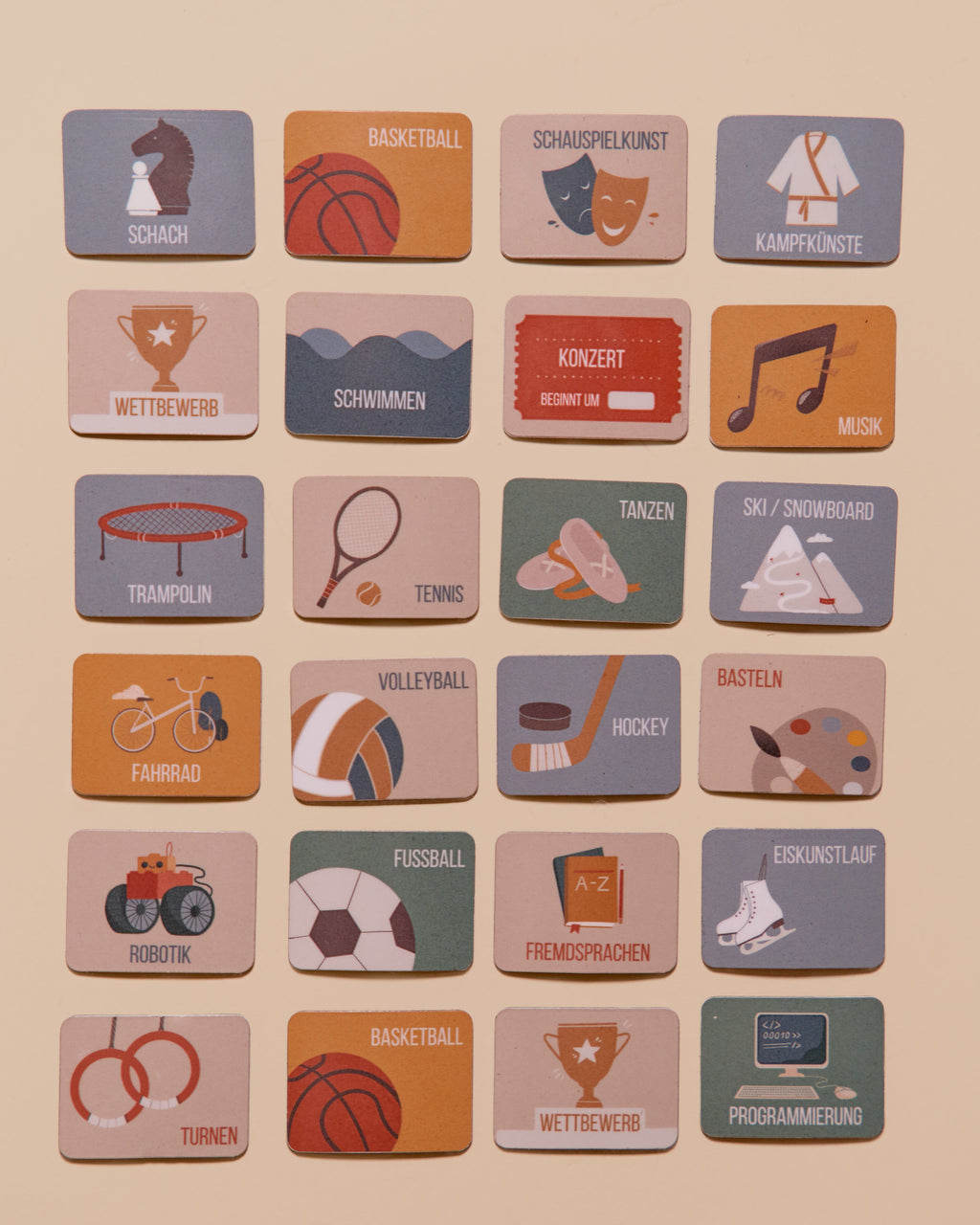 Magnets for magnetic planners