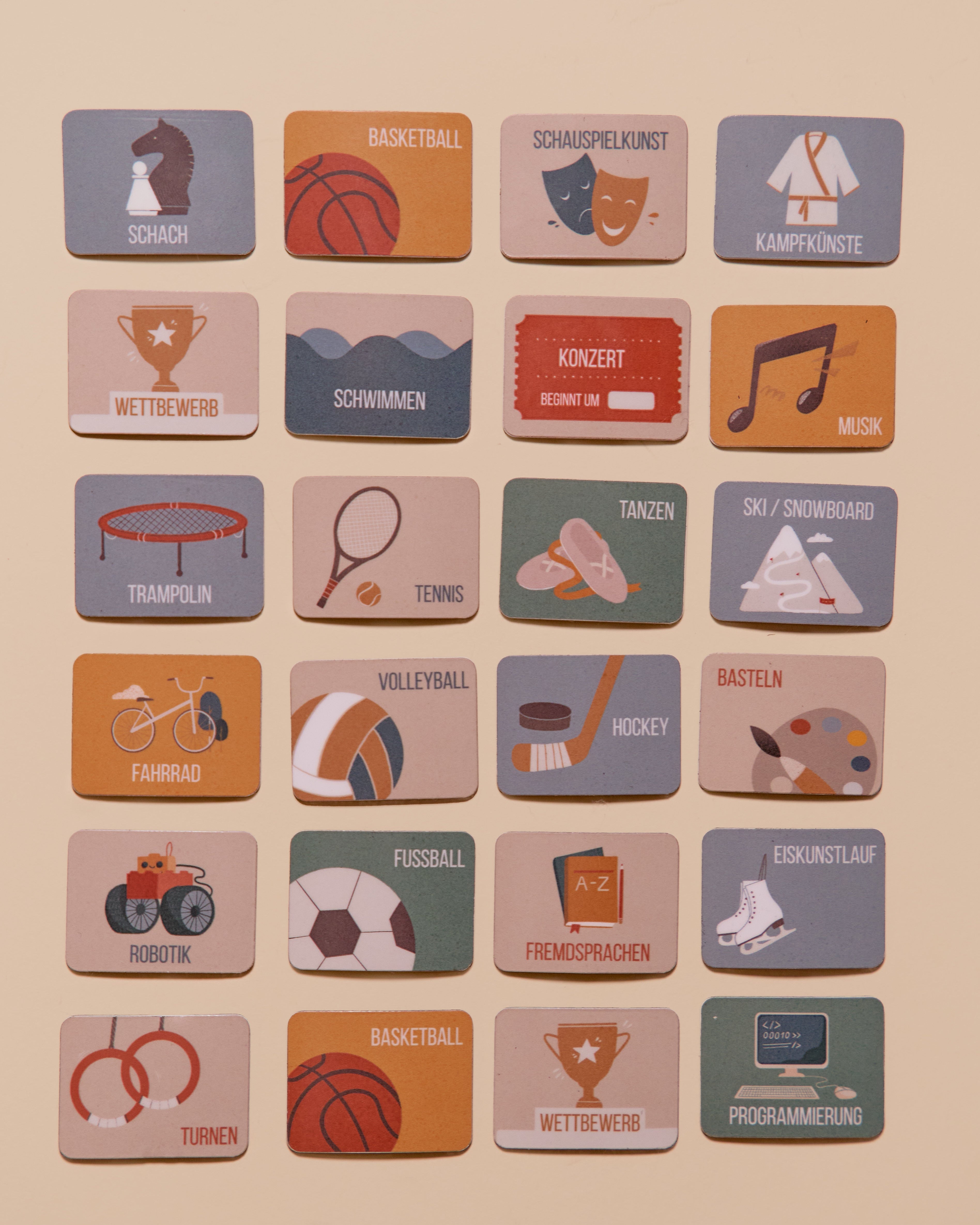 Magnets for magnetic planners