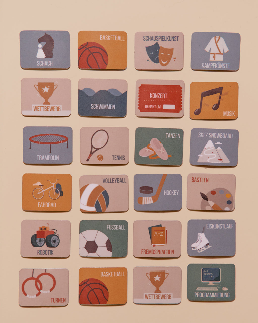 Magnets for magnetic planners