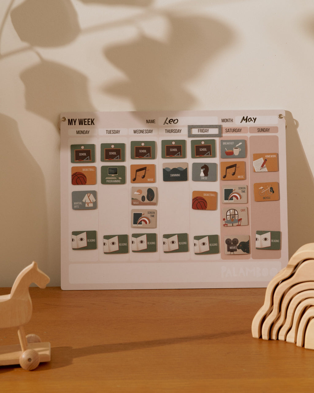 Magnetic planner “My week”