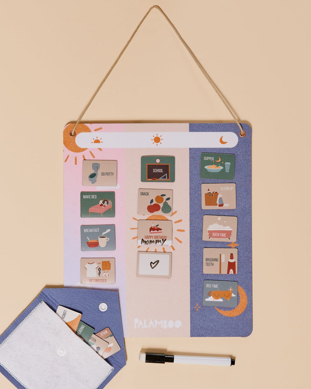 Magnetic planner “My day”