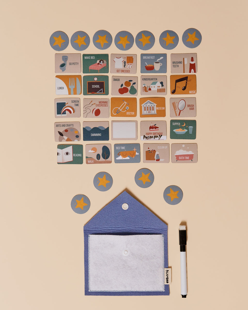 Magnetic planner “My day”