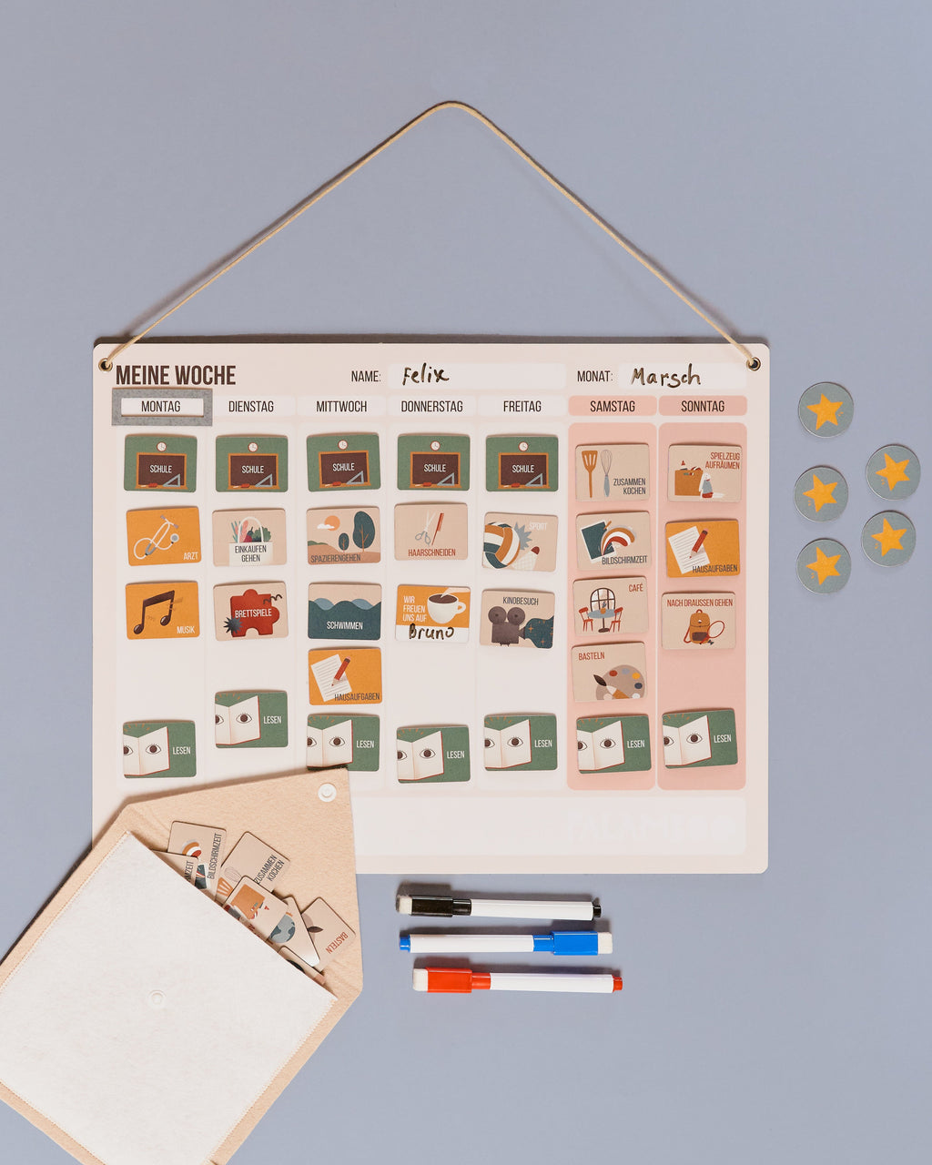 Magnetic planner “My week”