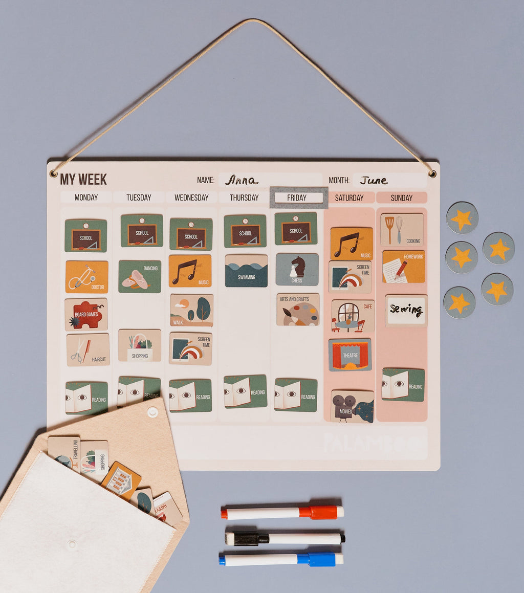 Magnetic planner “My week”