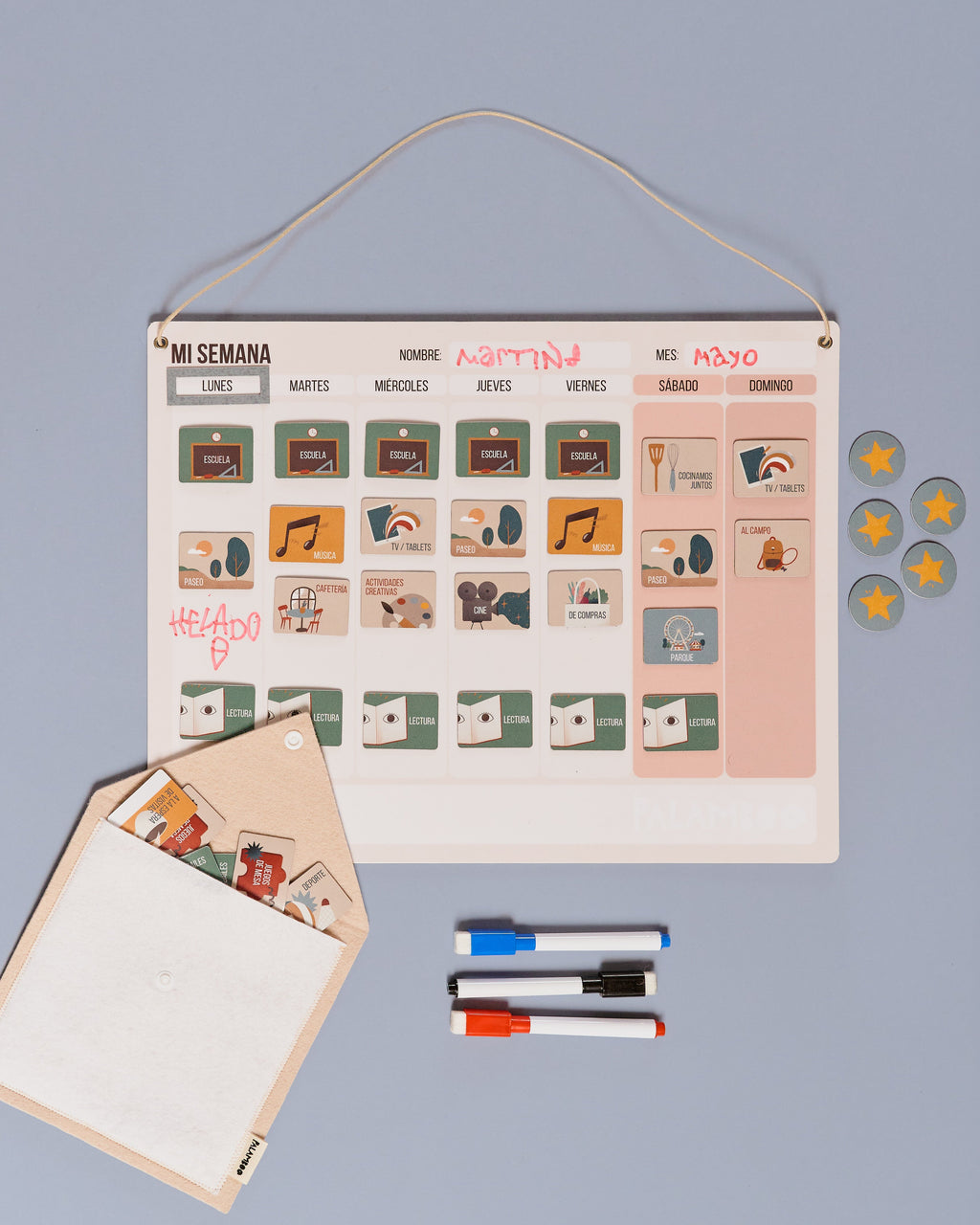 Magnetic planner “My week”